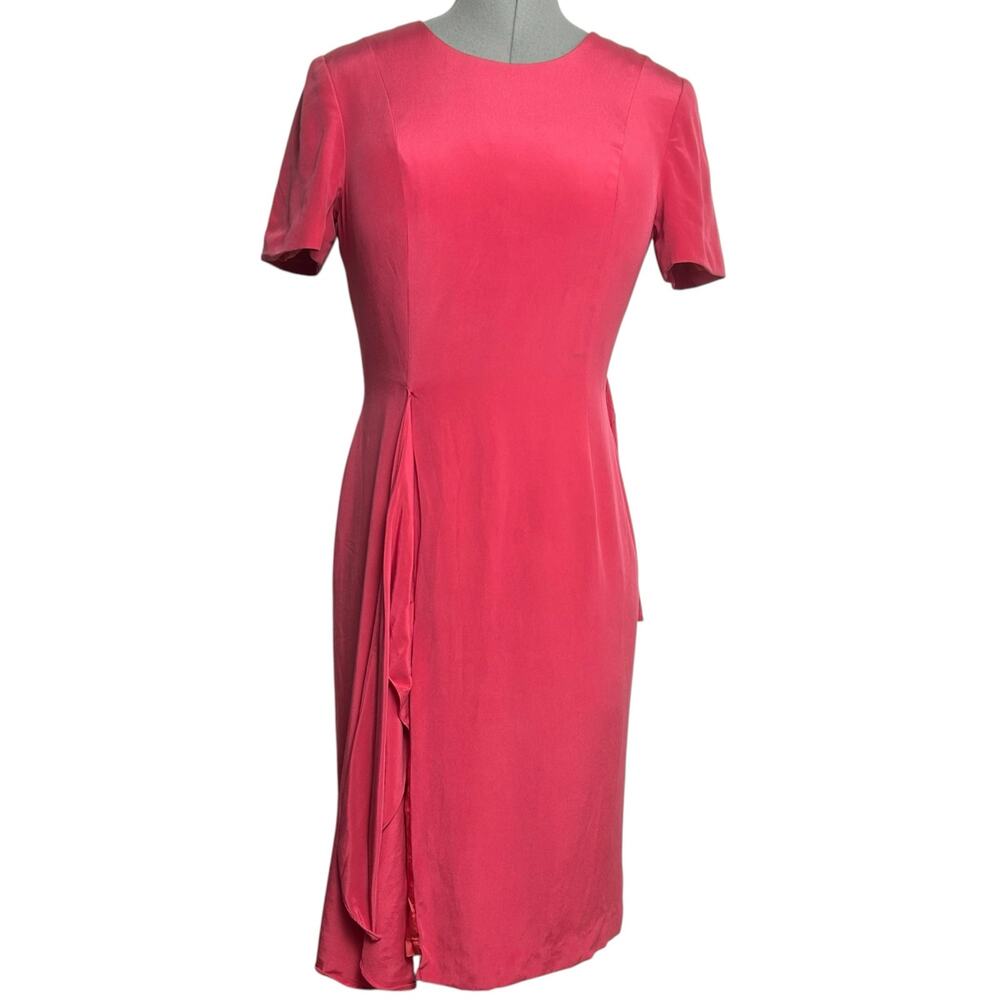 Vintage Patrick Collection Pink Silk Dress Size 6